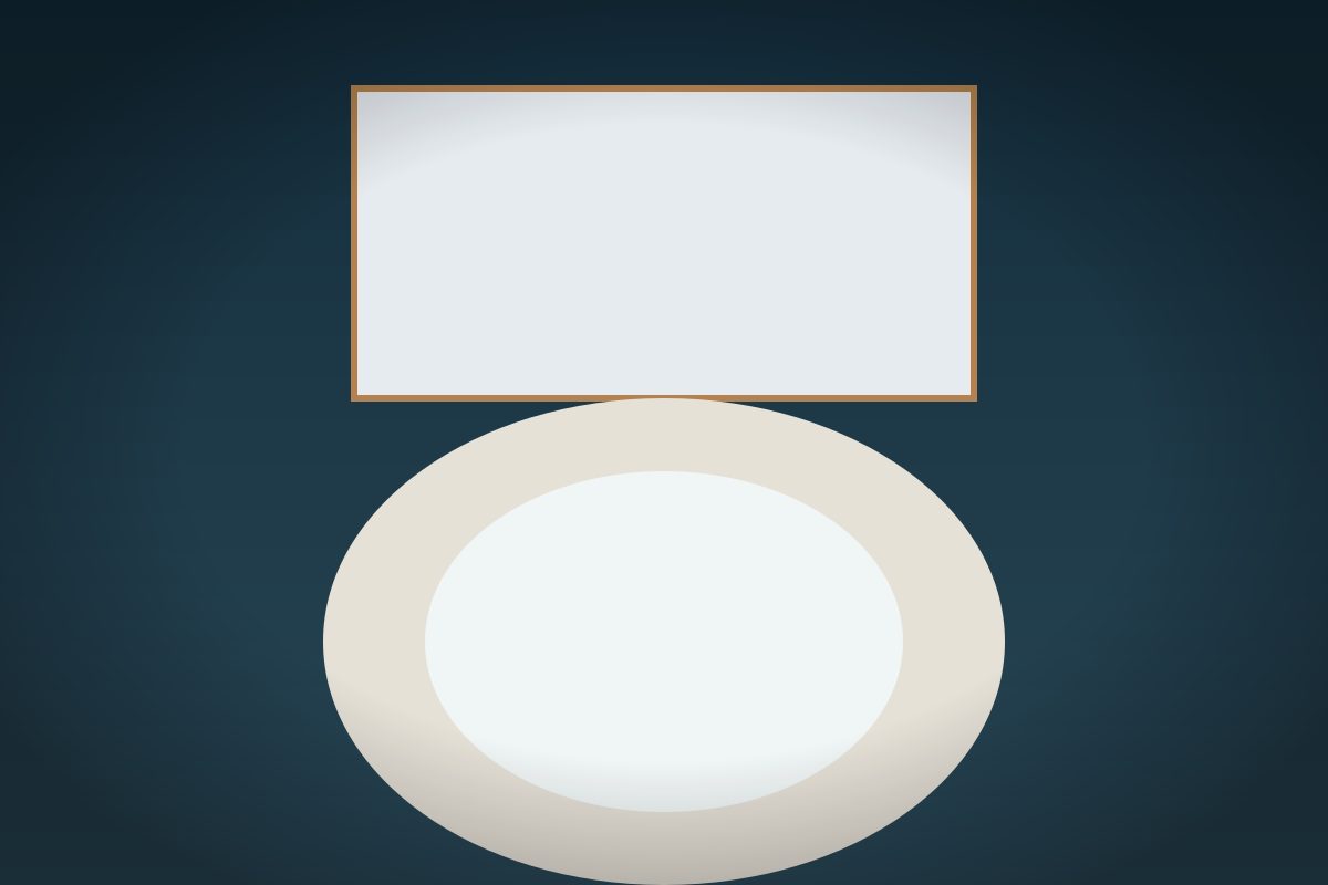 Bathroom fixture set with new shutoff valves